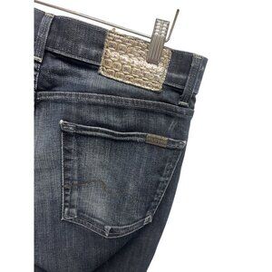 Seven 7 For All Mankind Dark Wash High Waist Bootcut Jeans